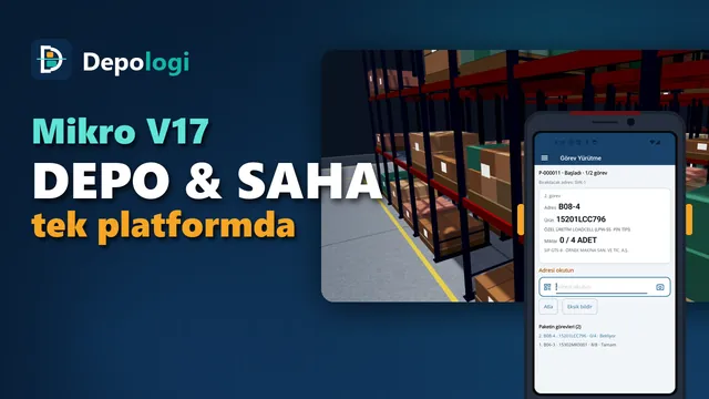 Depologi: Mikro V17 için depo, saha ve operasyon platformu — video